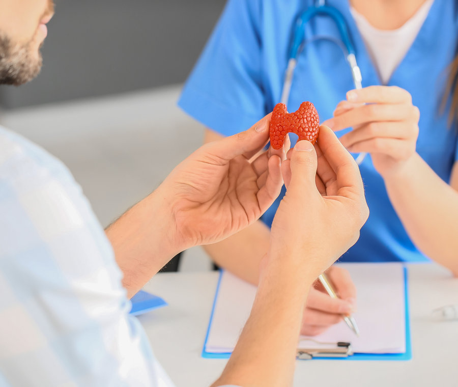 Doctor explaining endocrinology care to a patient