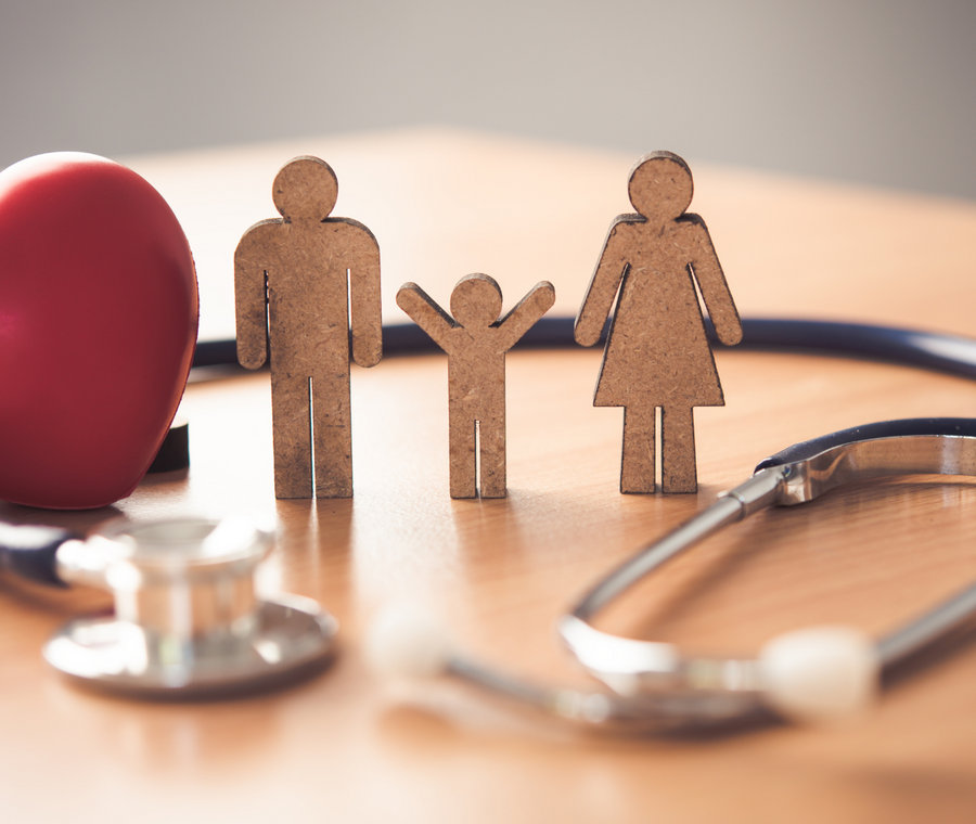 Life Coast Health behavioral health team with a family